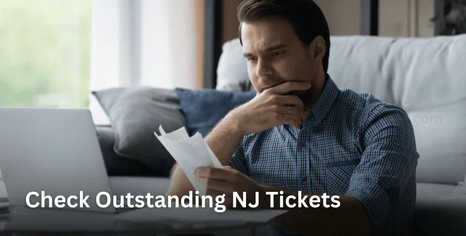 outstanding parking tickets in New Jersey